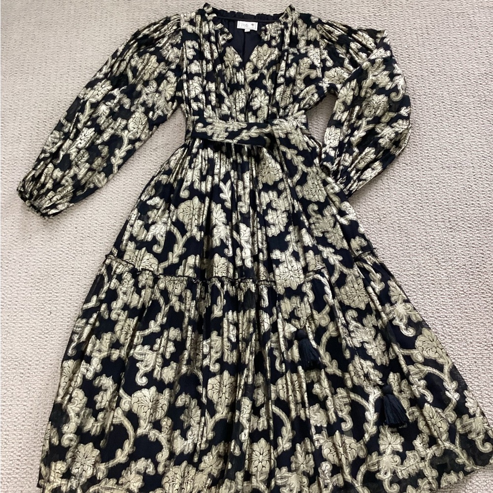 Black and Gold XS Dress by Mille